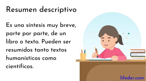 Resumen descriptivo concepto características estructura ejemplos