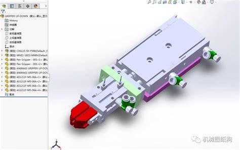 【工程机械】gripper夹持器模块结构3d数模图纸 Xt格式solidworks 仿真秀干货文章