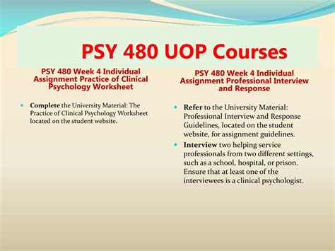 Ppt Psy Uop Tutorial Course Uoptutorial Powerpoint Presentation