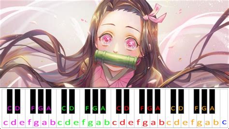 Nezuko S Theme Demon Slayer Piano Letter Notes