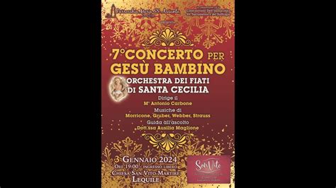 Concerto Per Gesu Bambino Orchestra Dei Fiati Di Santa