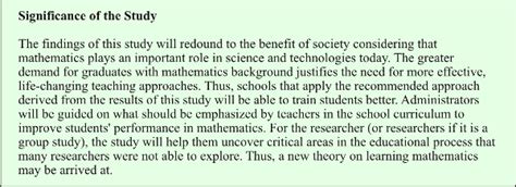 research significance  rebecca vance