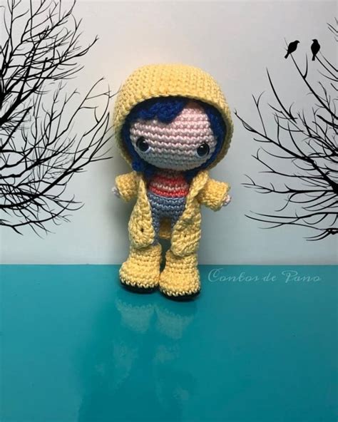 Coraline Amigurumi Elo7 Produtos Especiais