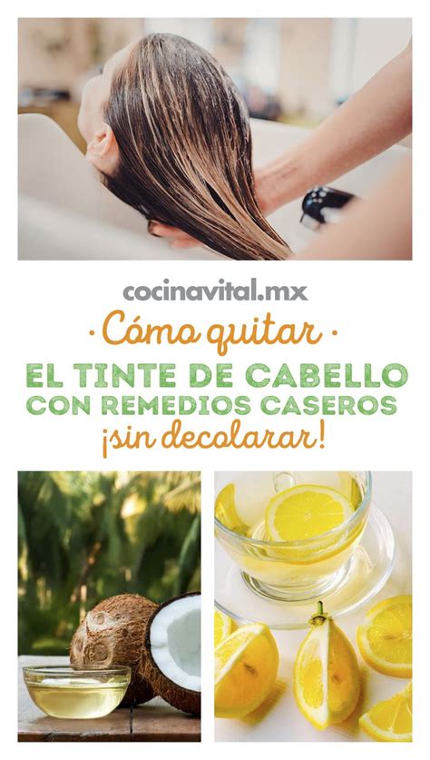 Cómo Quitar El Tinte Del Cabello Con Remedios Caseros ¡sin Decolorar Diy Natural Products