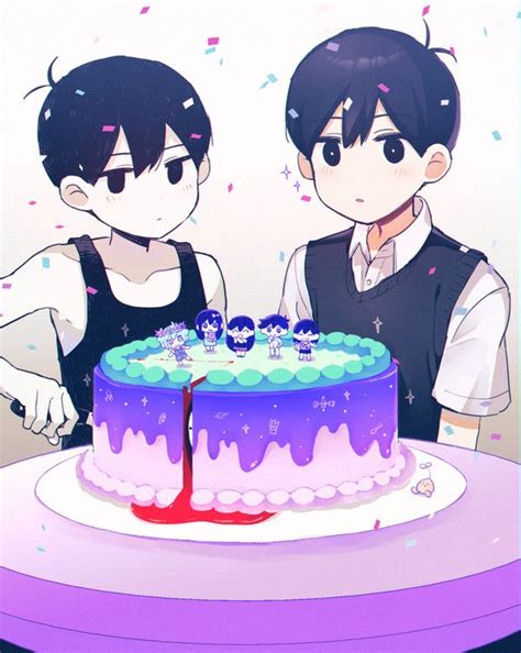 Cute Anime Happy Birthday Art