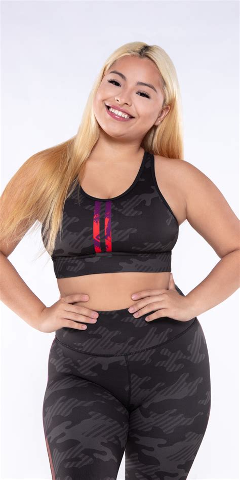 Power Camo Stripe - Classic Sports Bra | Miami Fitwear