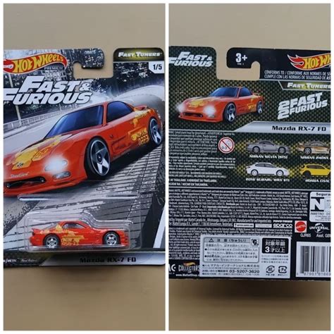 Jual Hotwheels Premium Fast Furious Fast Tuners Mazda Rx Fd Shopee