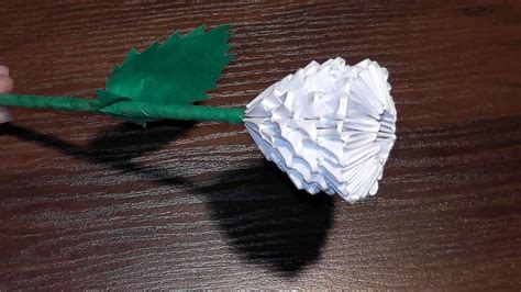 3D origami flower rose tutorial (Gifts for Mothers Day)