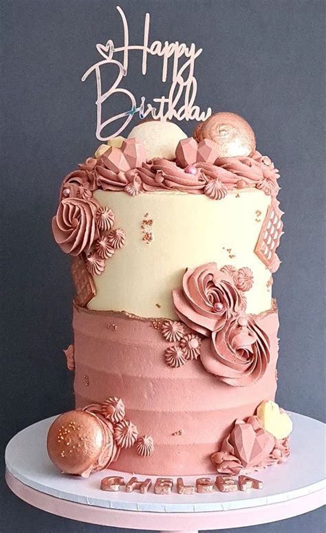 30 Pretty Cake Ideas To Inspire You Warm Pink Tone Cake Artofit