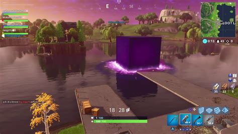 Fortnite Epic Cube Event Loot Lake Youtube