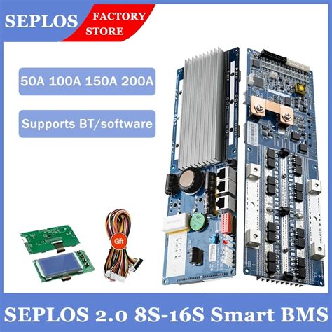 Seplos Inversor De Bater A LiFePO4 Dispositivo Con Pantalla LCD