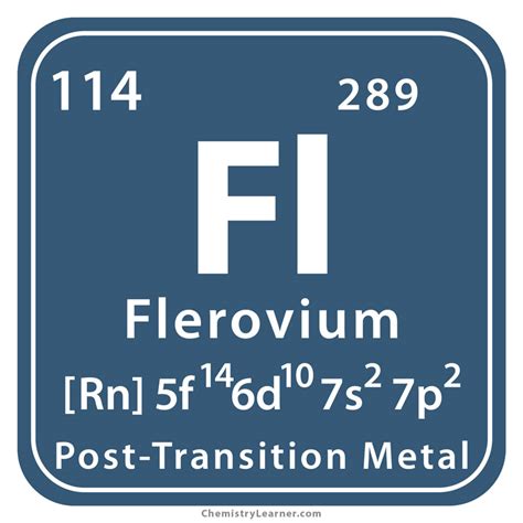 Flerovium Facts, Symbol, Discovery, Properties, Uses