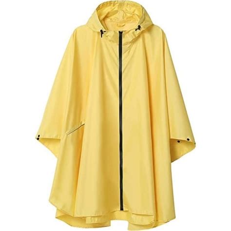 Veste De Pluie Poncho Pour Femme Imperméable Léger Réutilisable