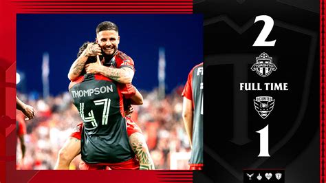 Toronto Fc 2 Dc United 1 2023 Mls Match Recap Toronto Fc