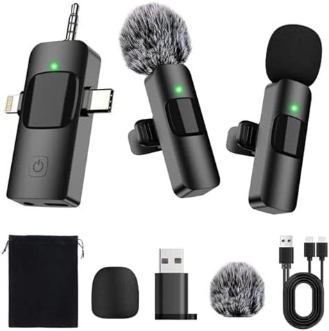 Amazon 4 In 1 Professional Wireless Lavalier Microphone 2 Pack