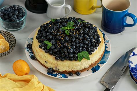 Gluten Free Lemon Blueberry Cheesecake Kinnikinnick Foods