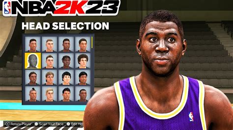 Nba 2k23 Best Magic Johnson Face Creation Youtube