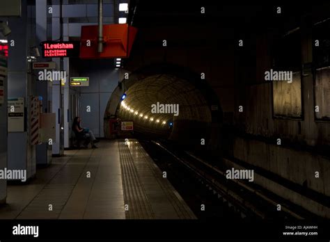 Greenwich Dlr Station London Stock Photo Alamy