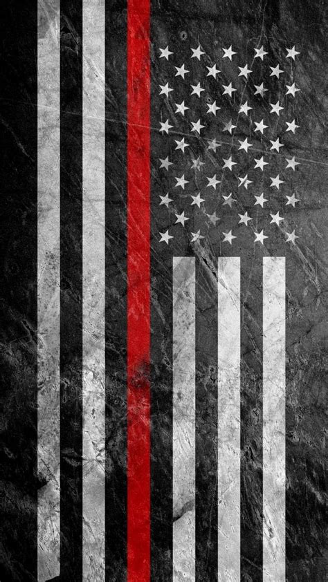 Black American Flag - iPhone Wallpapers