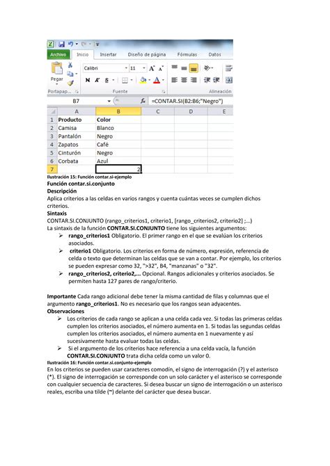 Funciones Y Formulas Basicas Excel Pdf