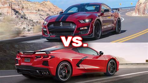 2020 Mustang Shelby GT500 Vs Corvette C8 Which One Is FASTER YouTube