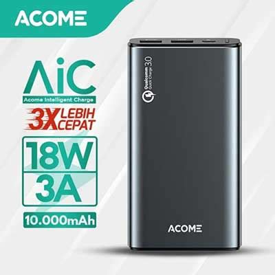 Rekomendasi Power Bank Acome Terbaik Harga Murah Sudah Qc Pd Vooc