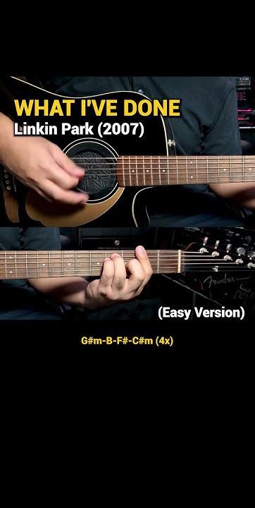 What Ive Done Linkin Park Easy Guitar Chords Tutorial With Lyrics