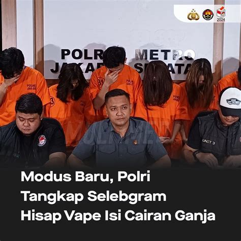 Selebgram Ditangkap Polisi Karena Penyalahgunaan Narkotika Jenis Ganja