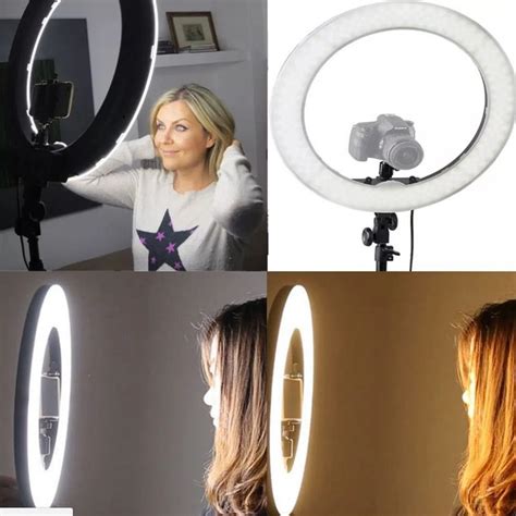 Iluminador Ring Light Grande Completo De 14 Profissional AQUATHI