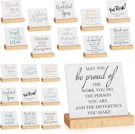 Amazon Roowest 20 Pack Inspirational Quotes Desk Decor Gifts