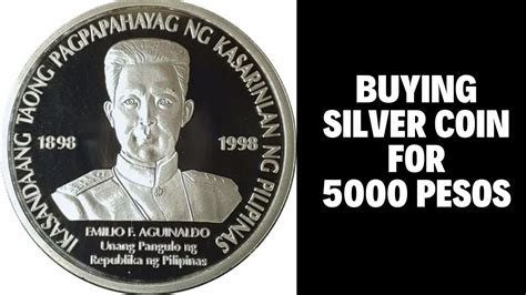 Emilio Aguinaldo Centennial Anniversary Piso Silver