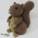 Hygge Squirrel Premium Crochet Pattern Printable Hooked By Kati