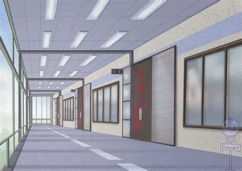 Ua Hallway Anime Background My Hero Academia Costume Anime Scenery