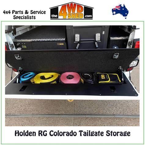 Holden Rg Colorado Tailgate Storage