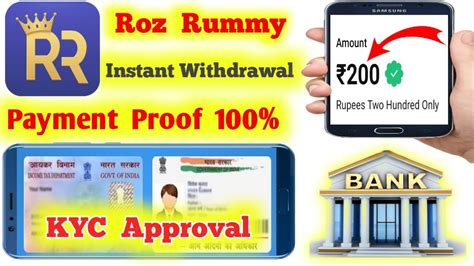 Roz Rummy Kyc Withdrawal Bank Account Add How To