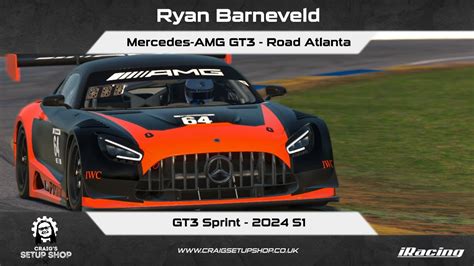 Iracing S Mercedes Amg Gt Gt Sprint Road Atlanta Rb