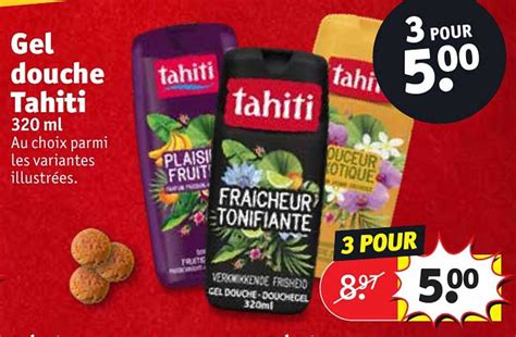 Promo Gel Douche Tahiti Chez Kruidvat Icatalogue Fr