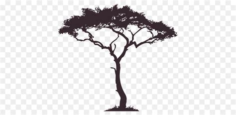 African Trees Silhouette - Africa png download - 500*500 - Free Transparent Africa png Download ...