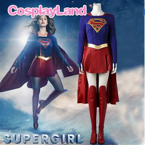 Supergirl Kostüm Cosplay Outfit 2017 Superhero Supergirl Kara Zor El Danvers Halloween Kostüme