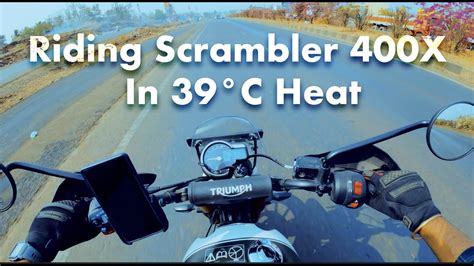 Riding In 39°c Heat I Scrambler 400x I Kolhapur Highway I Motovlog Youtube