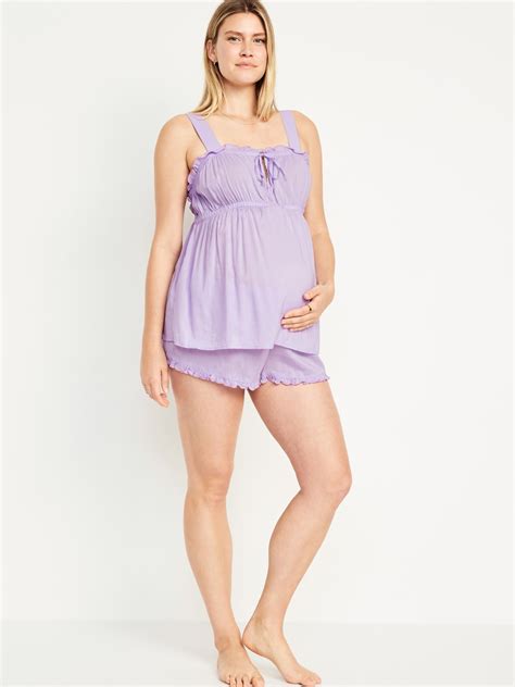 Maternity Pajama Top And Short Set Old Navy