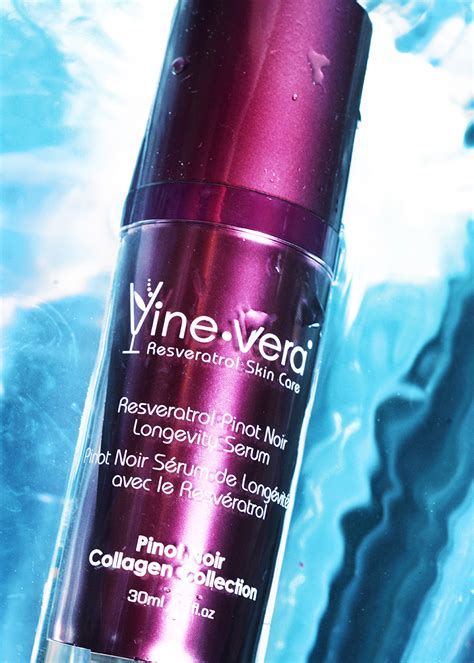 Resveratrol Pinot Noir Longevity Serum Vine Vera Resveratrol Skin Care