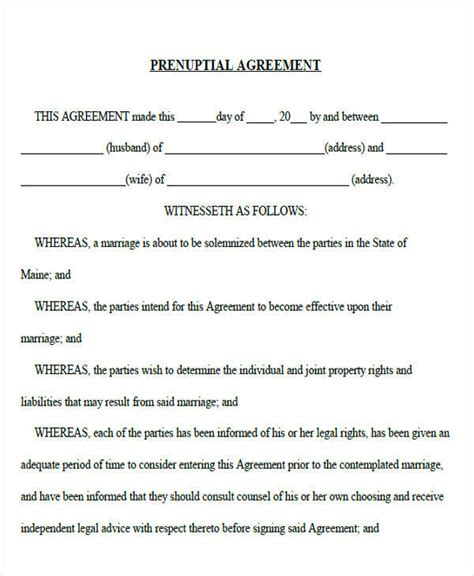 how to make a prenup agreement