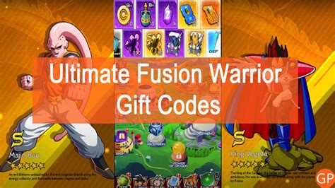 Ultimate Fusion Warrior Codes October New Launch Gamepretty