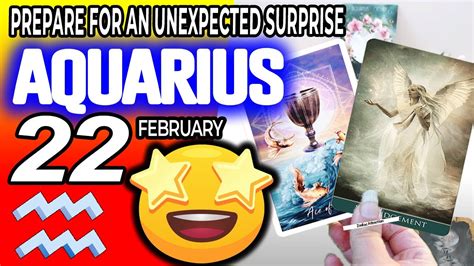 Aquarius PREPARE FOR AN UNEXPECTED SURPRISE Horoscope For Today