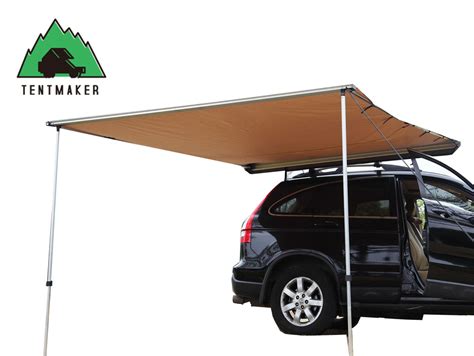 China 280g Canvas Aluminum Poles Car Side Awning Tent China Ripstop