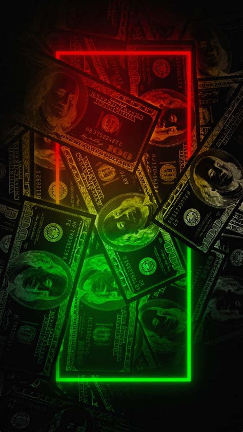 Neon Us Dollars Iphone Wallpaper Hd Iphone Wallpapers