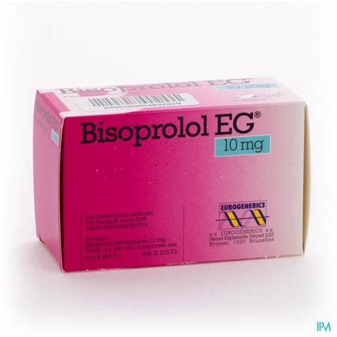 Bisoprolol Eg Tabl X Mg Apotheek Vanderhaegen