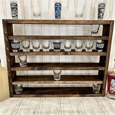 Shot Glass Display Case Etsy