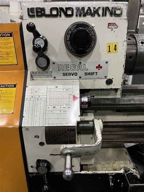 Leblond Makino Engine Lathe Model C Wisconsin Metalworking